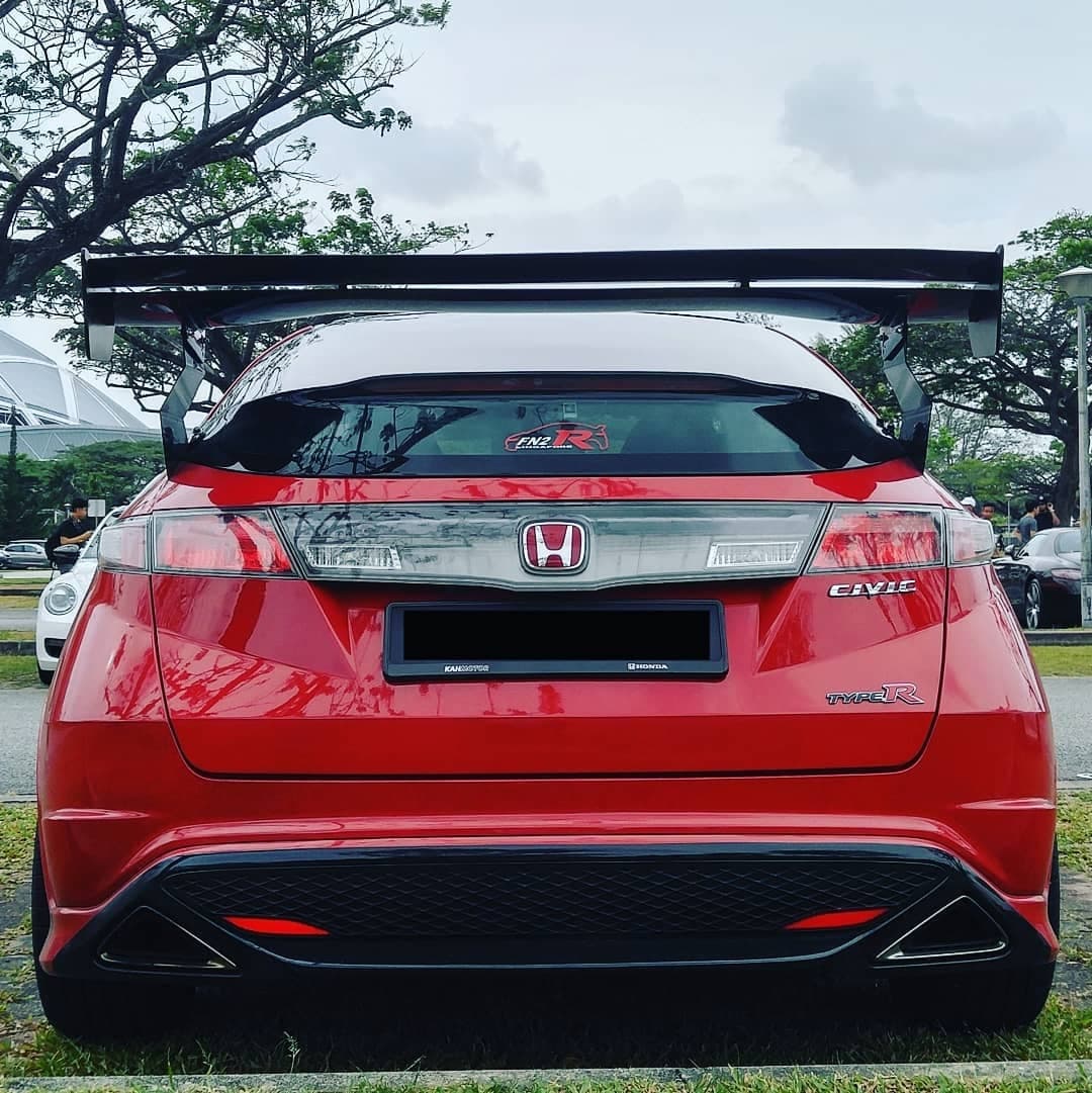 Honda Civic Type R photographed in Singapore
